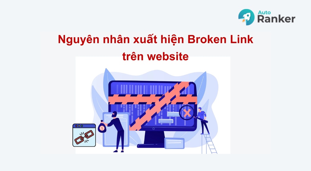 Có rất nhiều nguyên nhân xuất hiện Broken Link