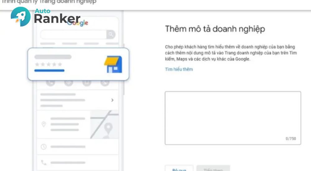Thêm mô tả doanh nghiệp