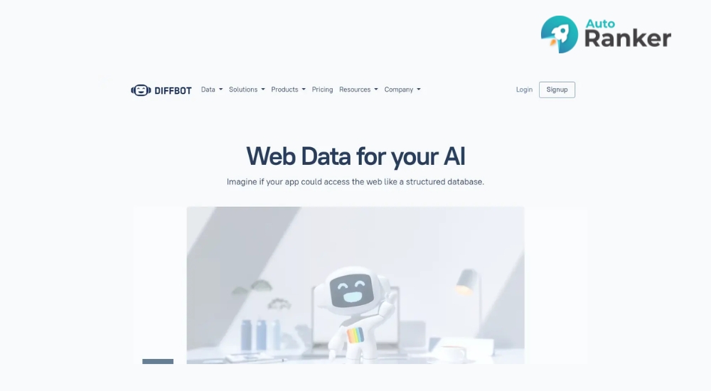 Diffbot là công cụ AI tự nhận diện và trích xuất nội dung