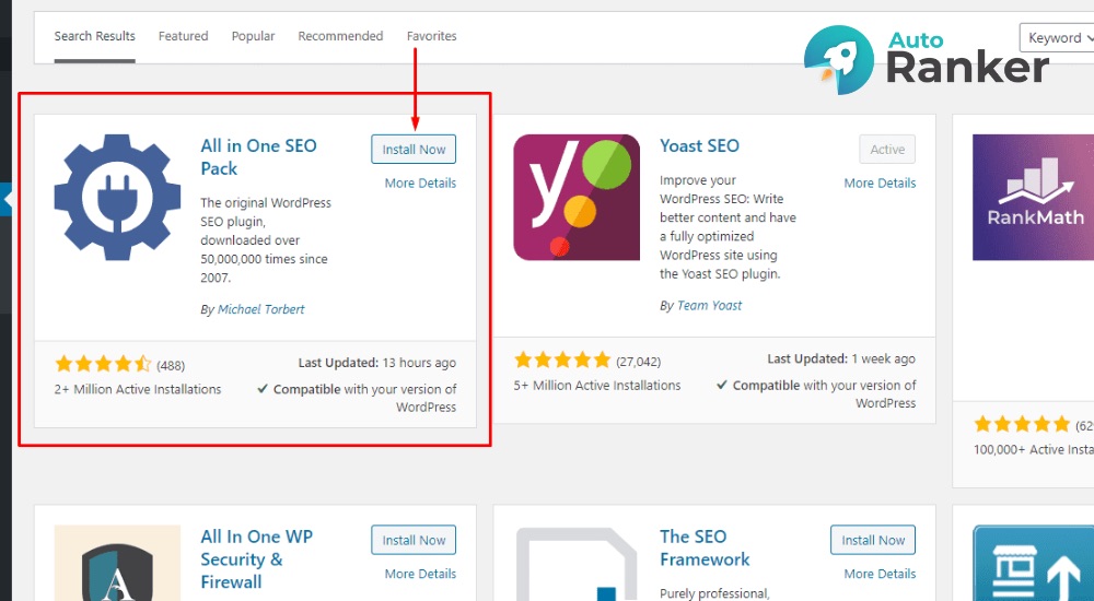 Tạo file Robots txt bằng bộ Plugin All in One SEO