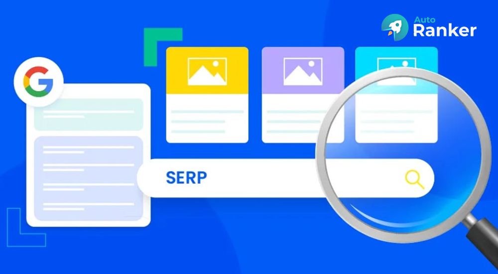 SERP chứa kết quả tự nhiên và nhiều yếu tố khác