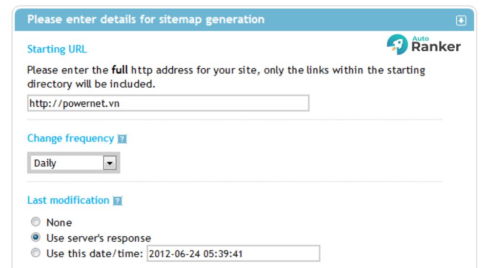 Cách tạo XML Sitemap trực tuyến