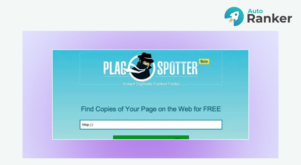 Công cụ check nội dung Plagspotter