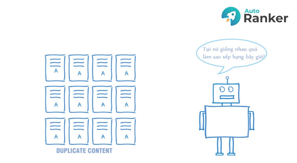 Duplicate Content do nội dung trùng lặp