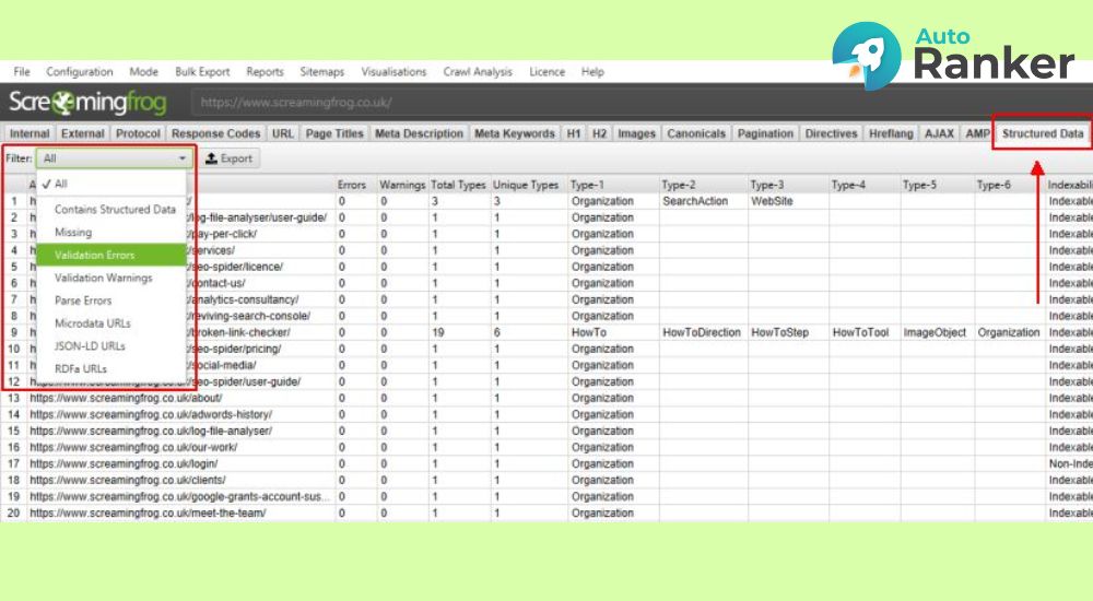 Kiểm tra đánh dấu Schema Markup