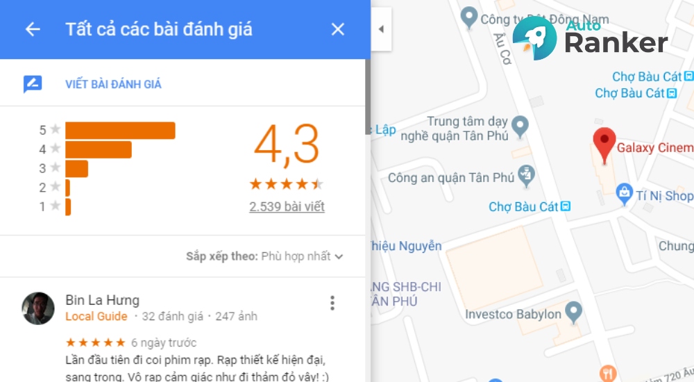 đánh giá chuẩn Local Guide như thế nào