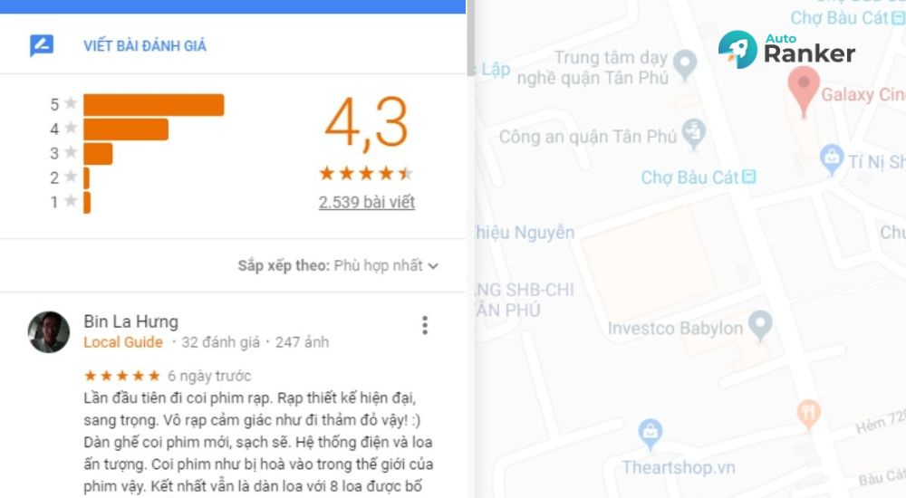 nguyên nhân đánh giá Map bị tuột