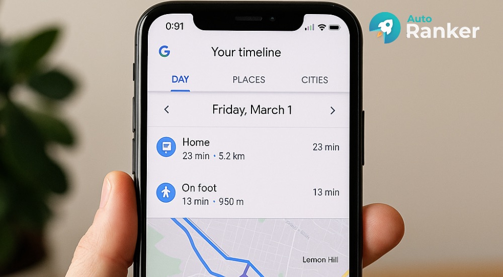 tính năng Timeline Maps là gì